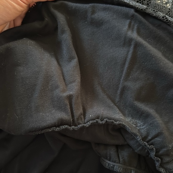 Black lace peplum top - Picture 5 of 5